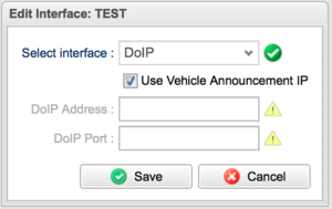 CAN or DoIP settings