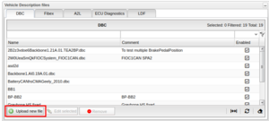 Upload description files in administration -> vehicle profile
