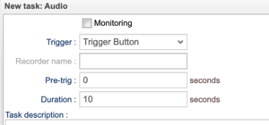 Audio task