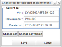 Figure 1: Change car for selected task