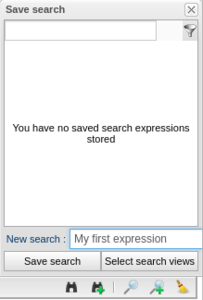 Save Search Expression