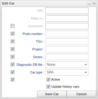 Edit Several Cars